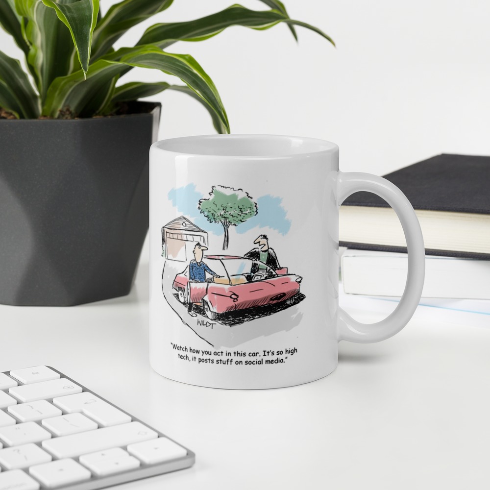 White Glossy Mug