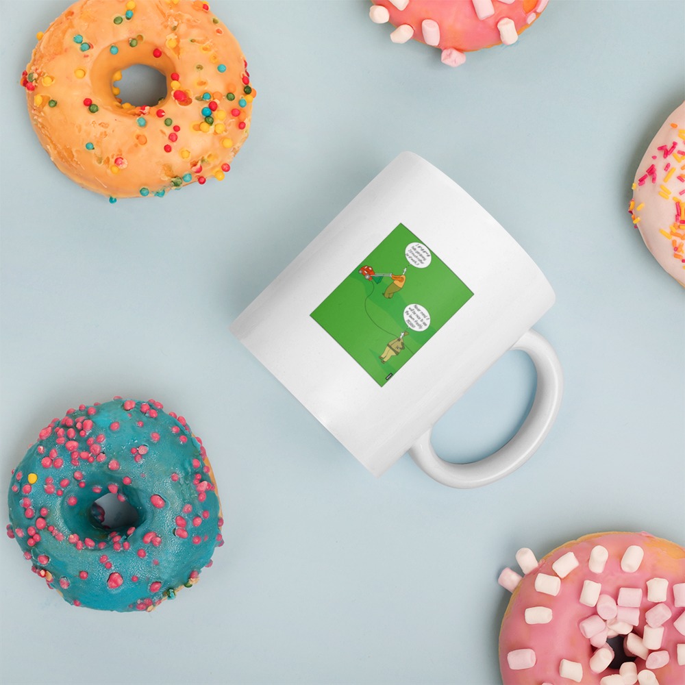 White Glossy Mug