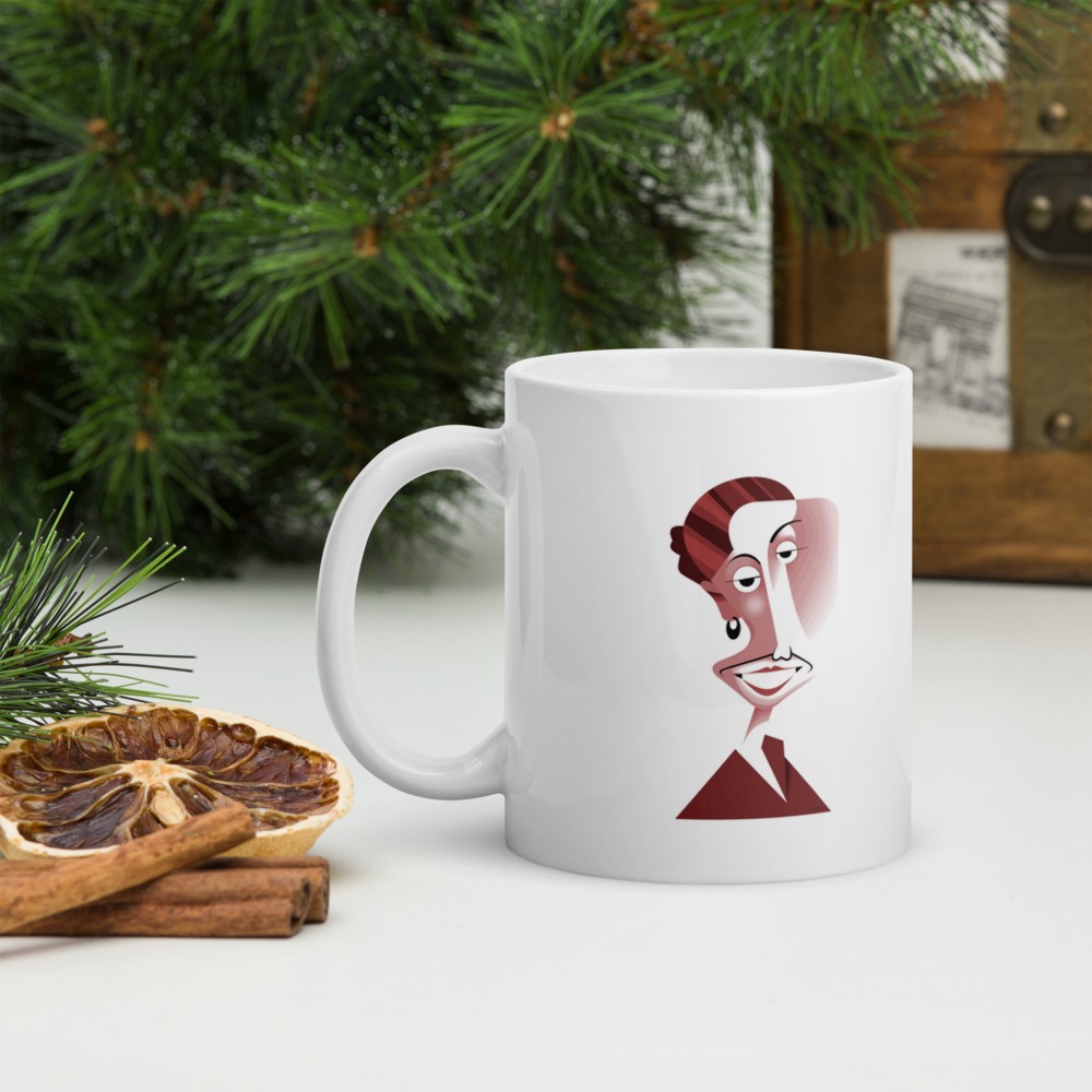 White Glossy Mug