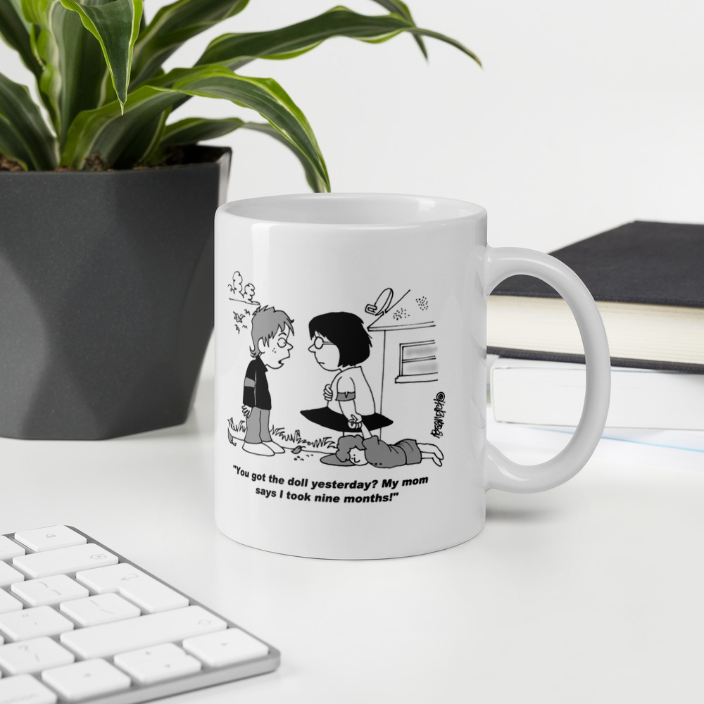White Glossy Mug