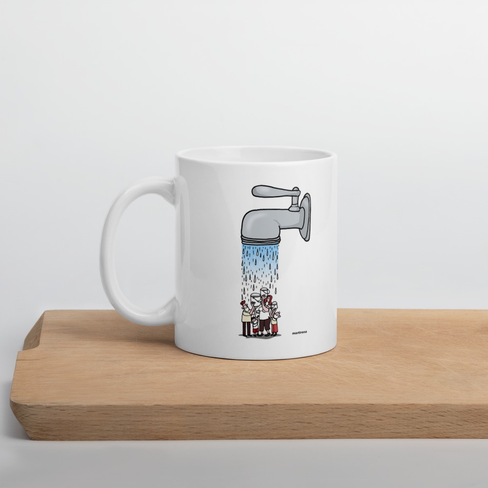 White Glossy Mug