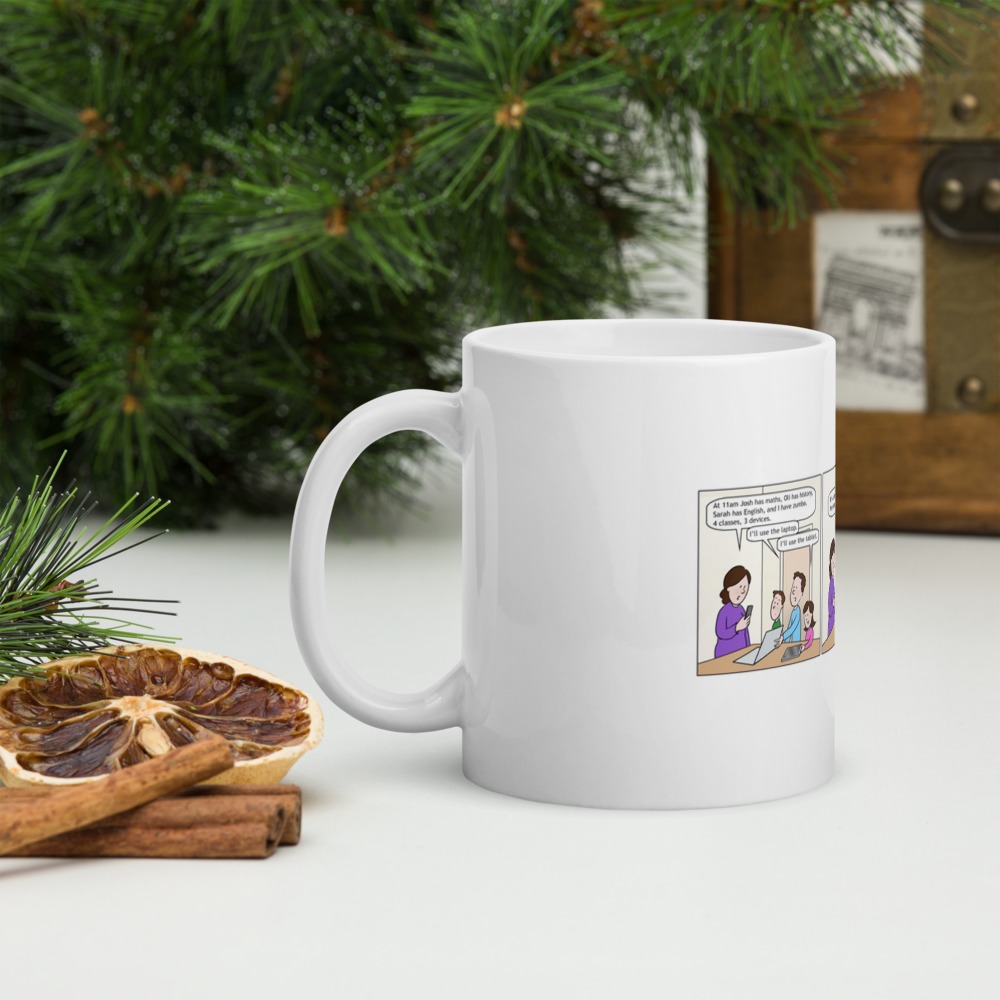 White Glossy Mug