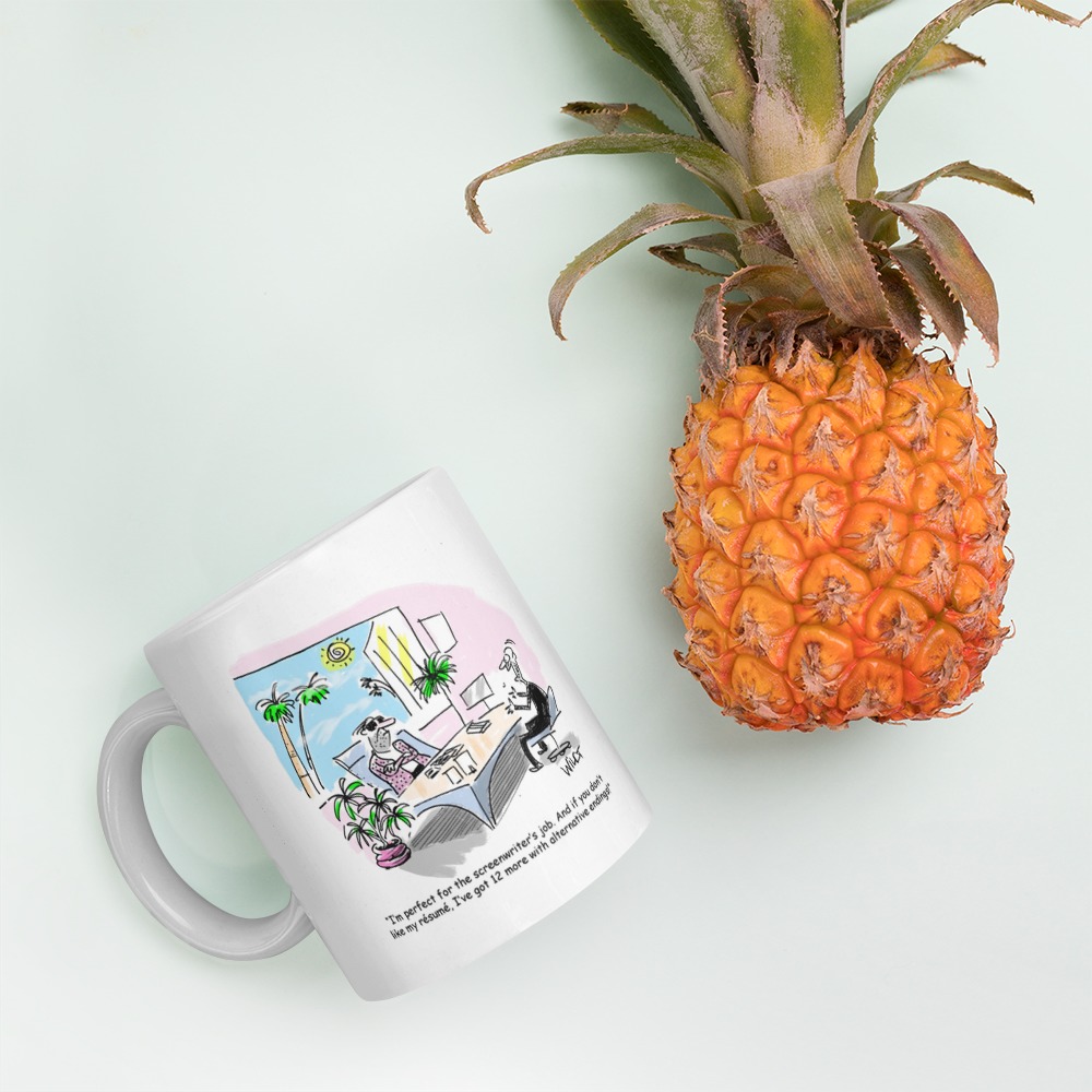 White Glossy Mug