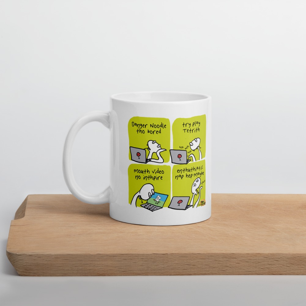 White Glossy Mug