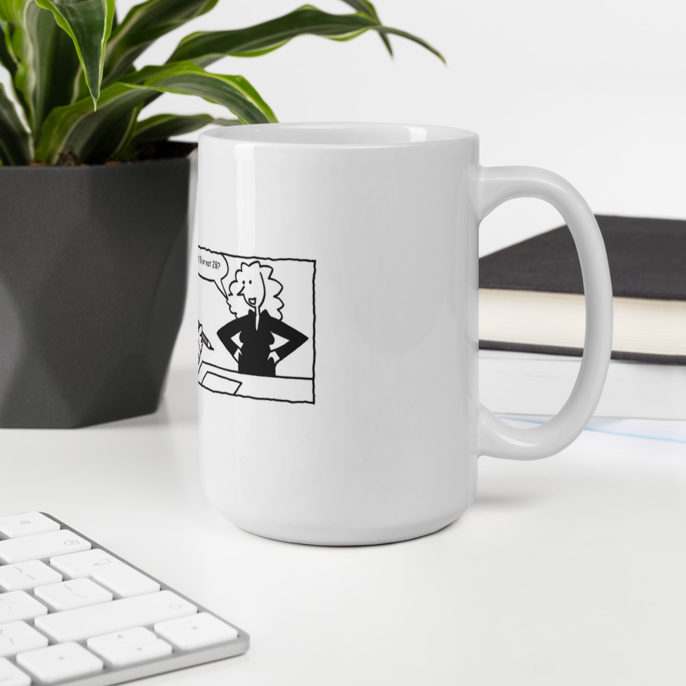 White Glossy Mug