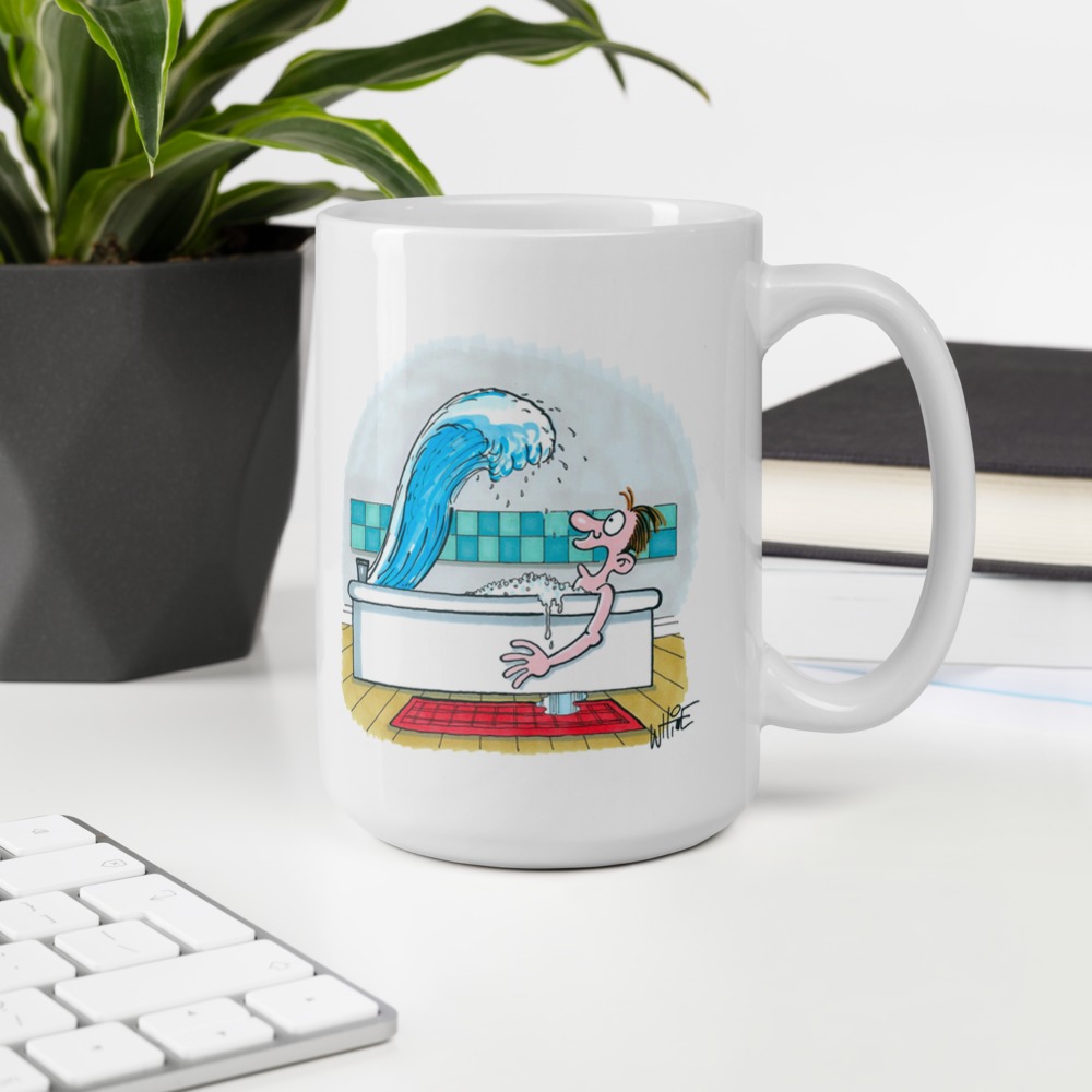 White Glossy Mug