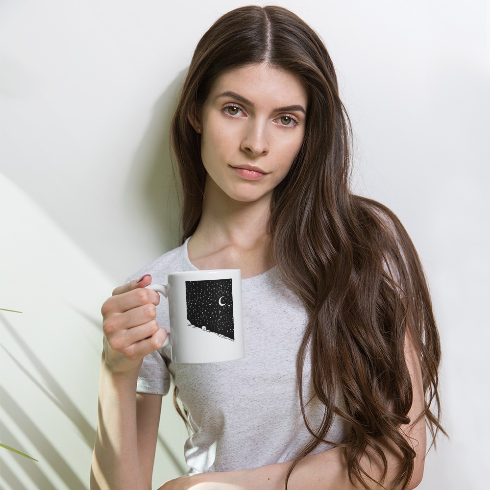 White Glossy Mug