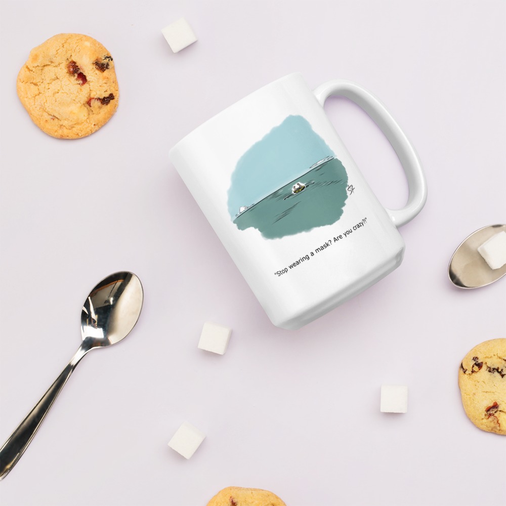 White Glossy Mug