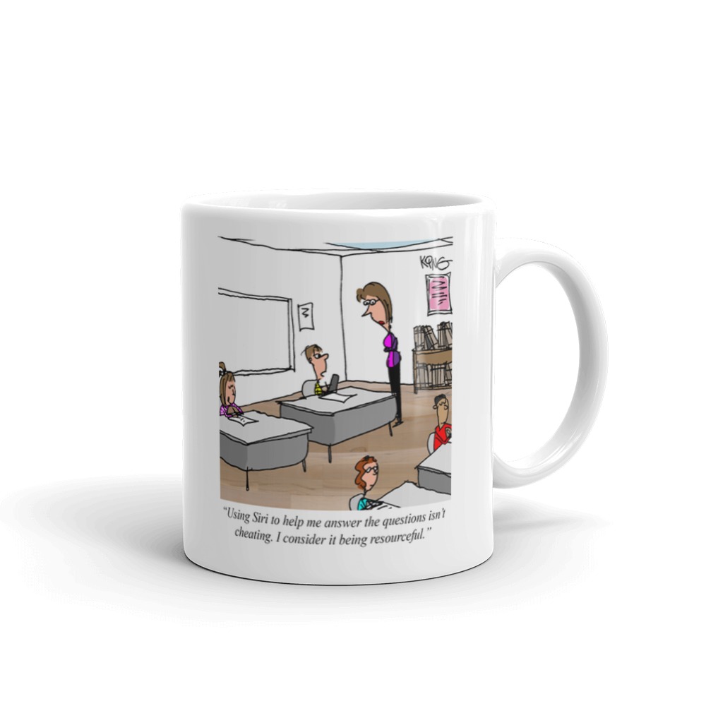 White Glossy Mug
