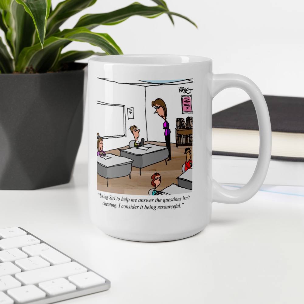 White Glossy Mug