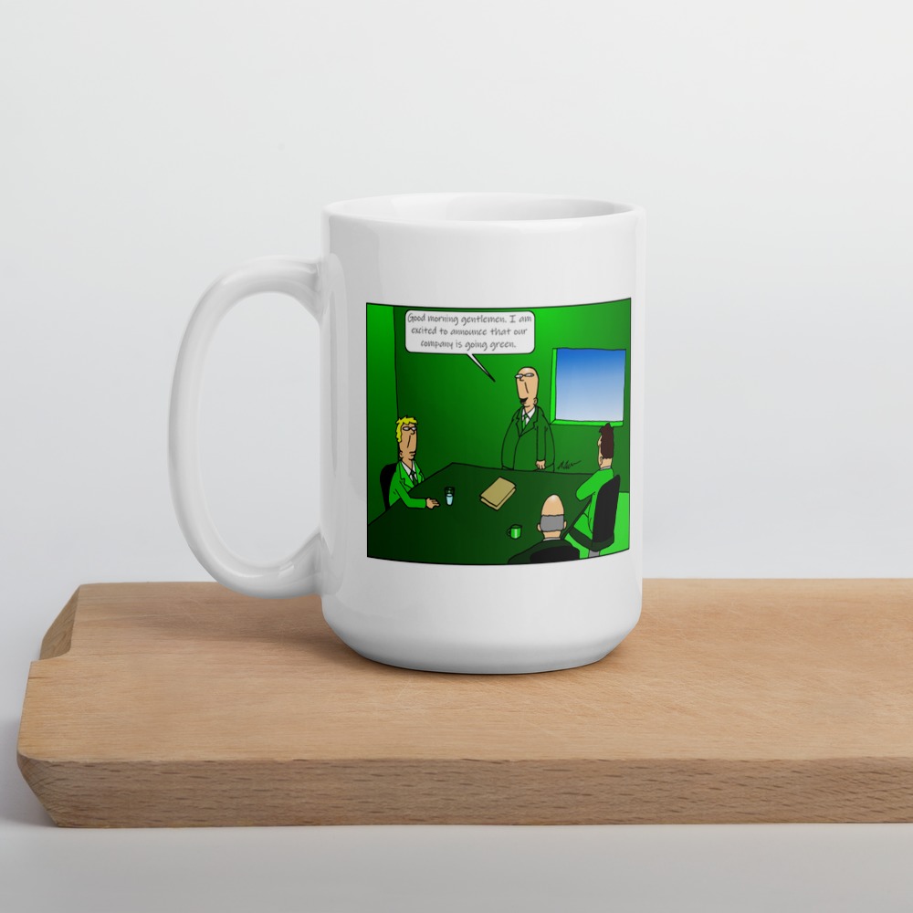 White Glossy Mug