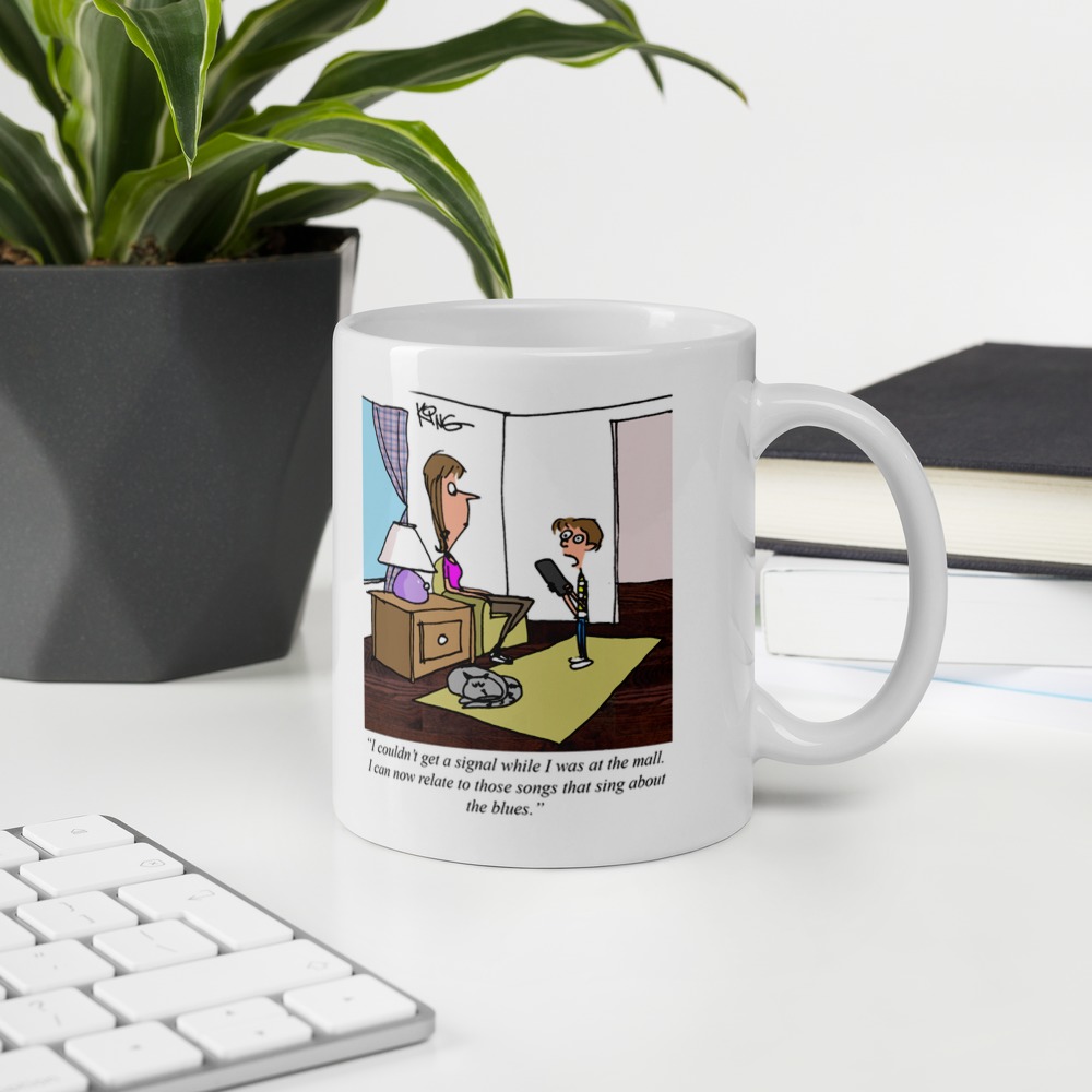 White Glossy Mug