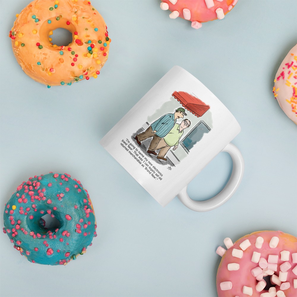 White Glossy Mug