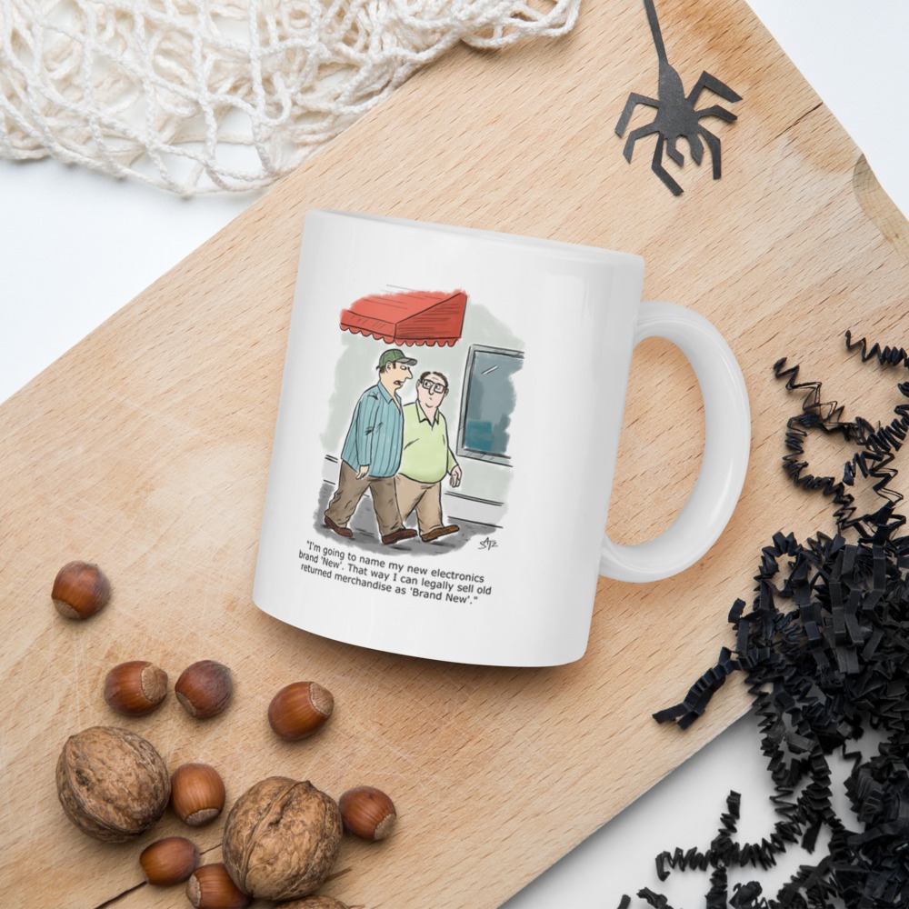 White Glossy Mug