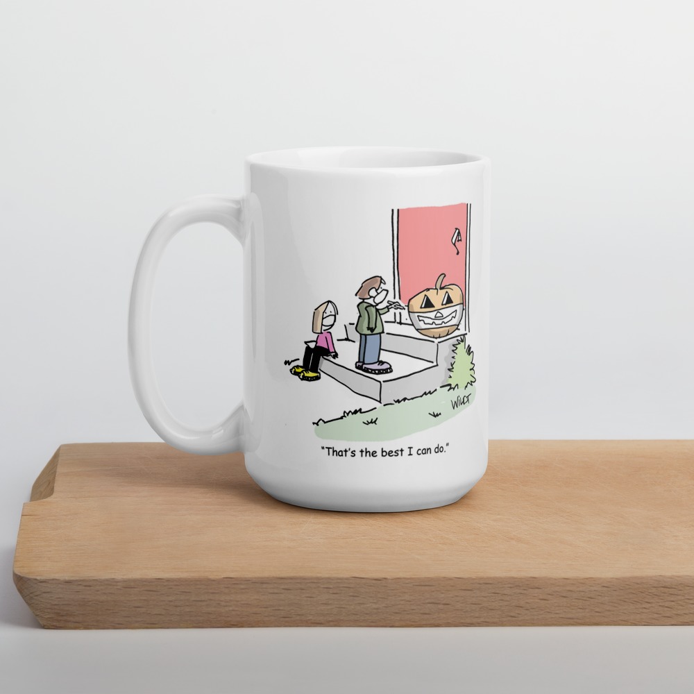 White Glossy Mug