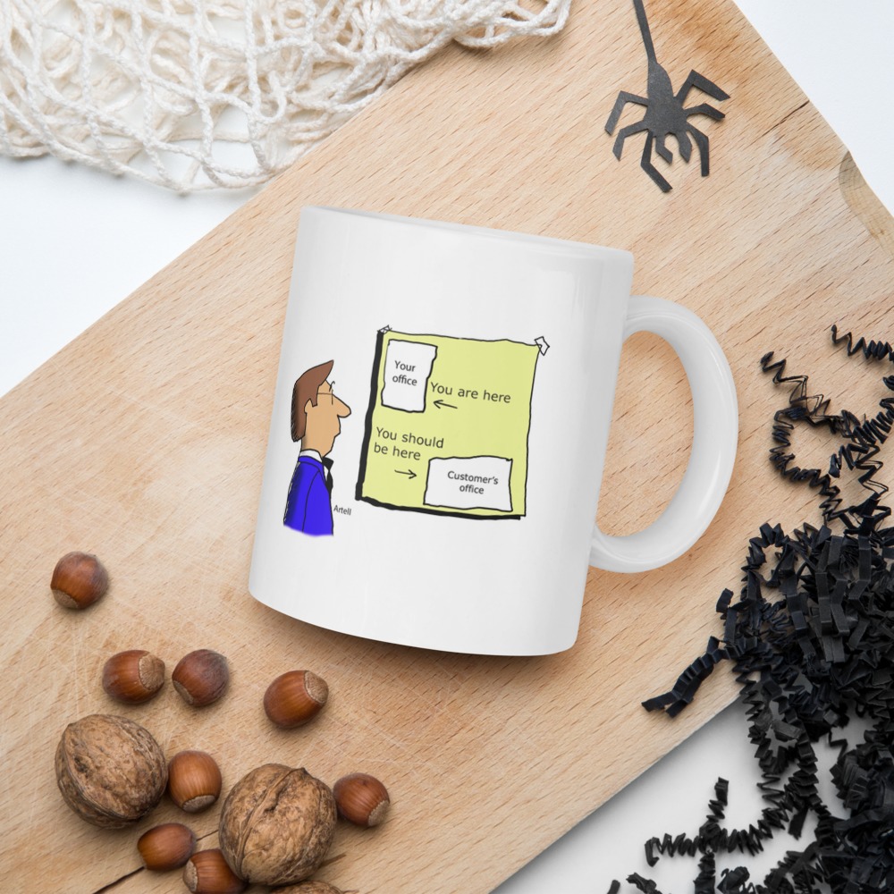 White Glossy Mug