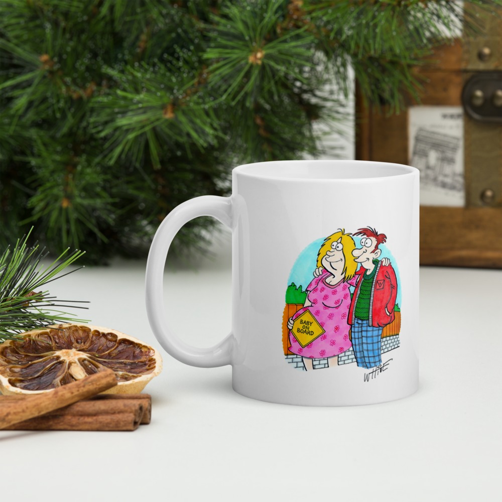 White Glossy Mug