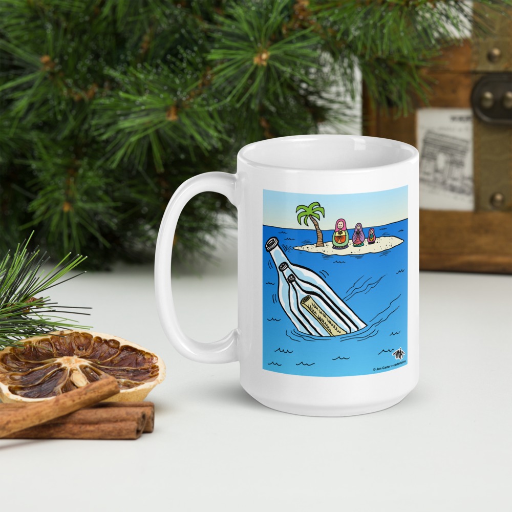 White Glossy Mug