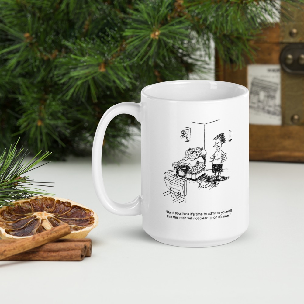White Glossy Mug