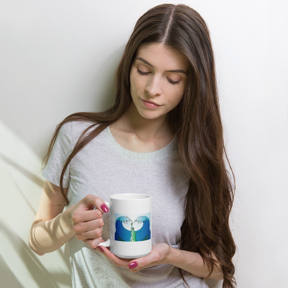 White Glossy Mug