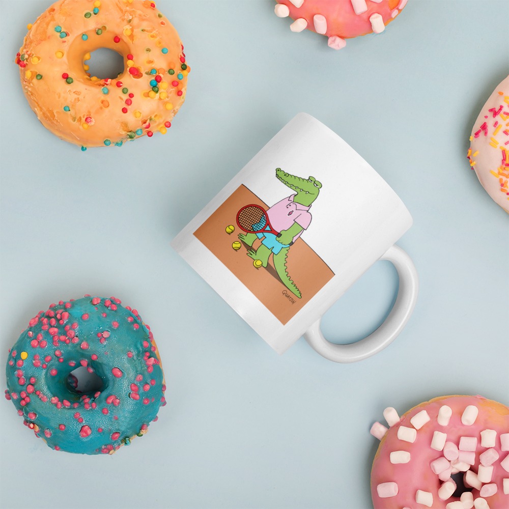 White Glossy Mug
