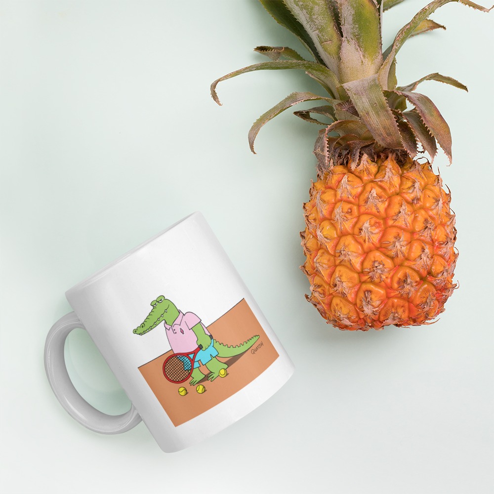 White Glossy Mug