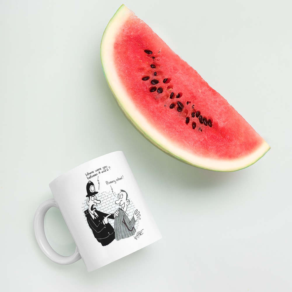 White Glossy Mug