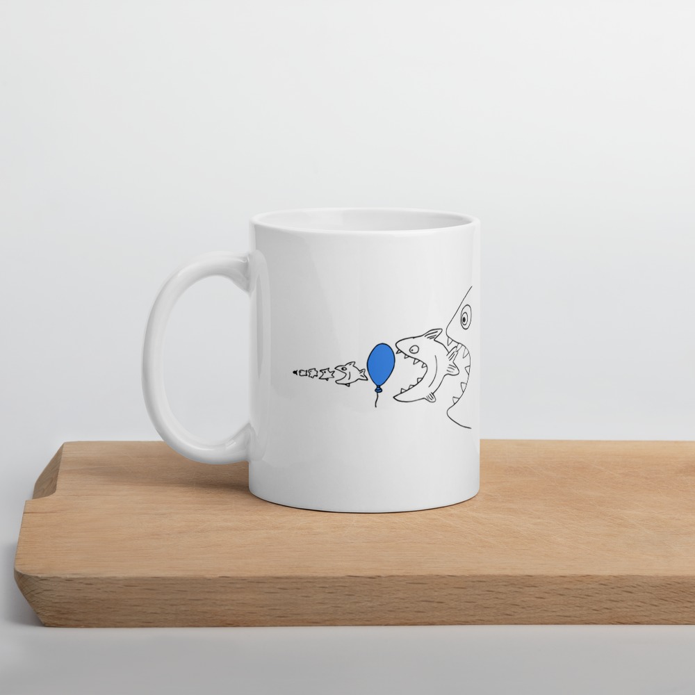 White Glossy Mug