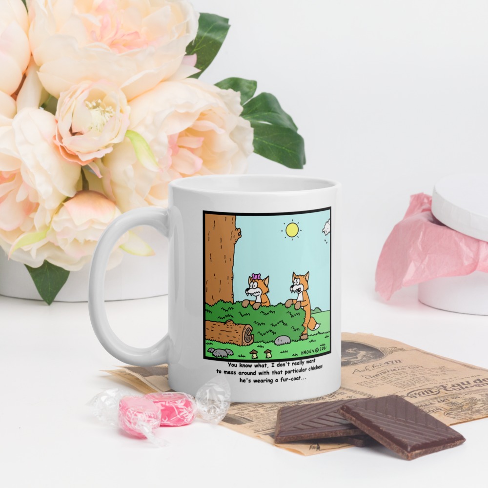 White Glossy Mug