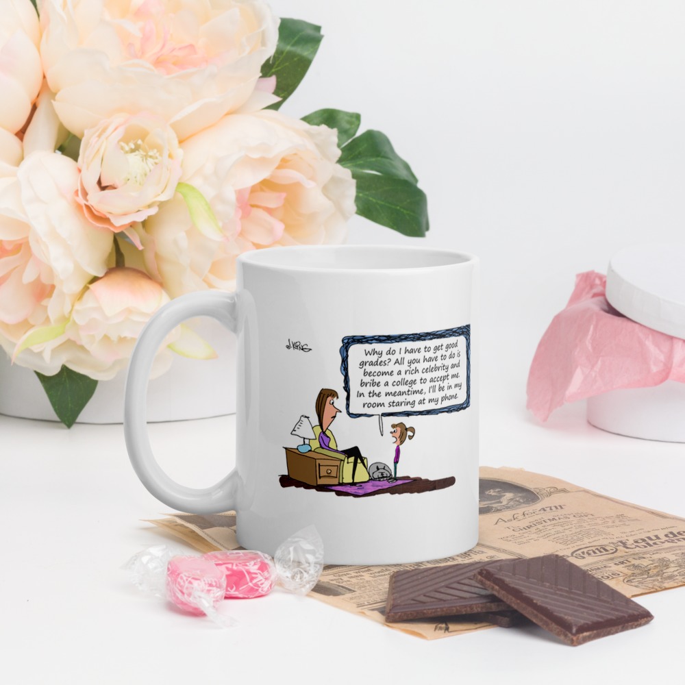 White Glossy Mug