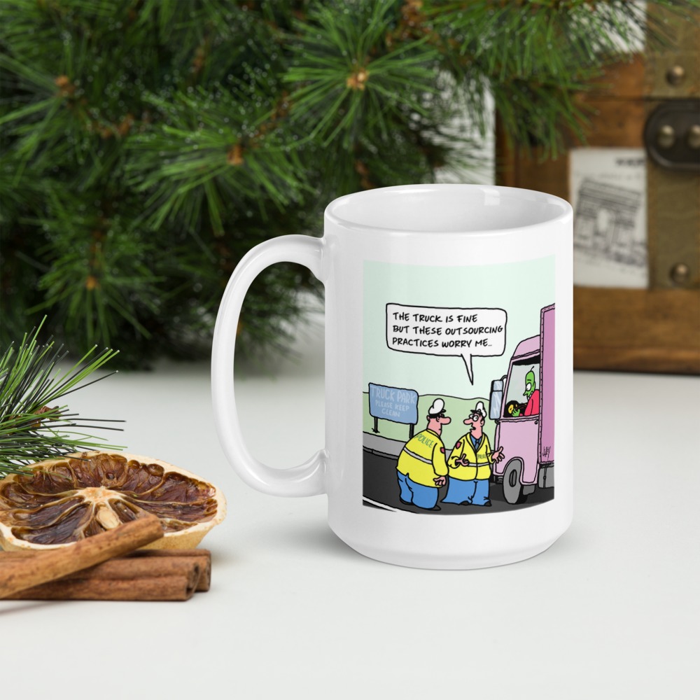 White Glossy Mug
