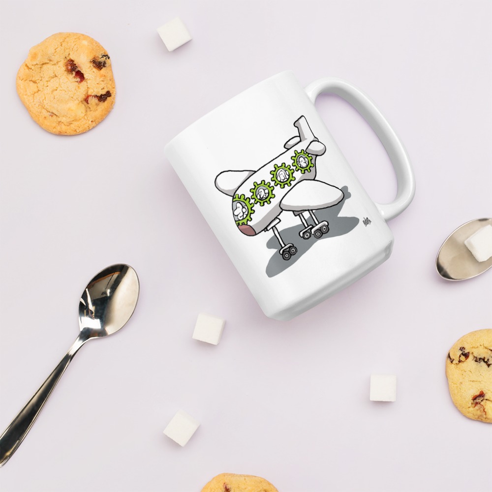 White Glossy Mug
