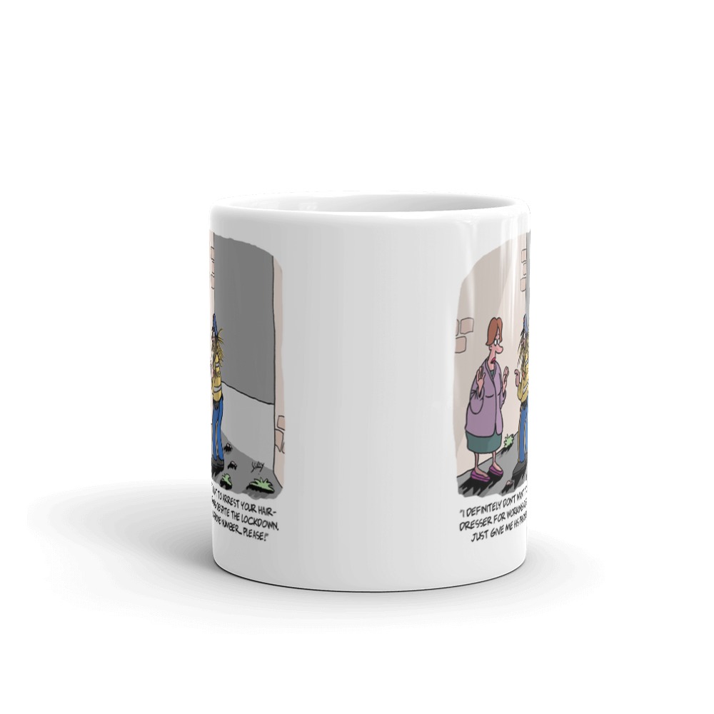 White Glossy Mug