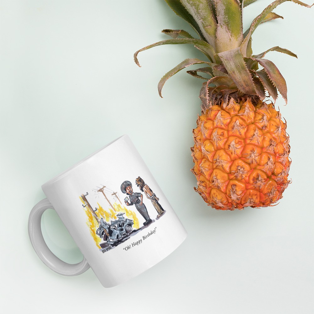White Glossy Mug