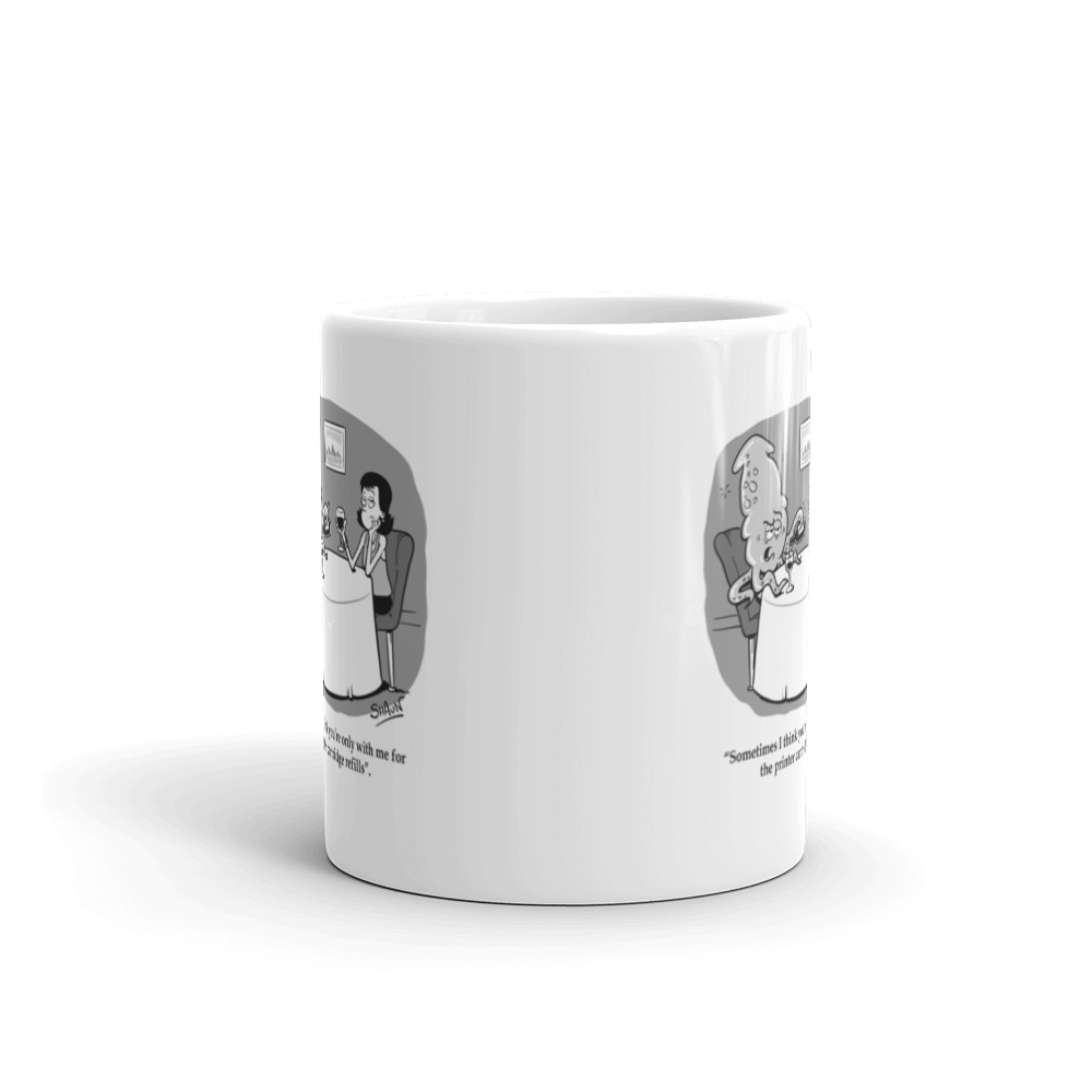 White Glossy Mug