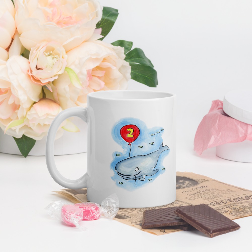 White Glossy Mug