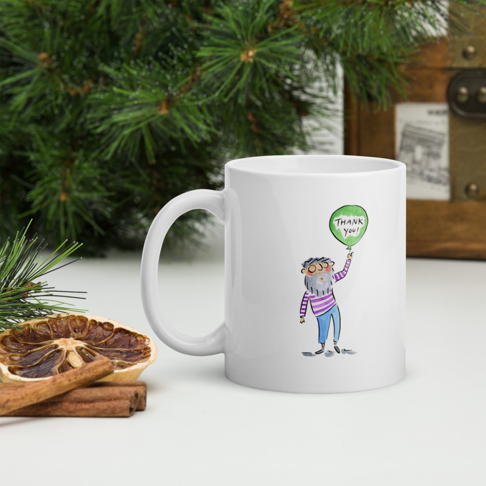 White Glossy Mug