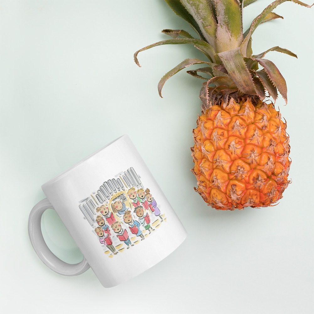 White Glossy Mug