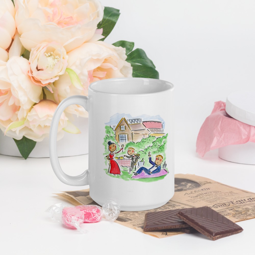White Glossy Mug