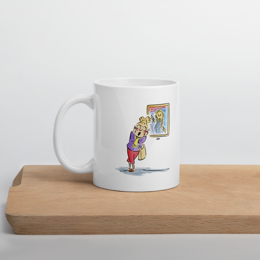 White Glossy Mug