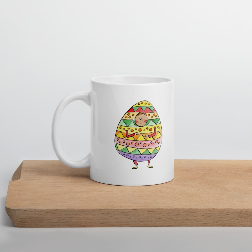 White Glossy Mug