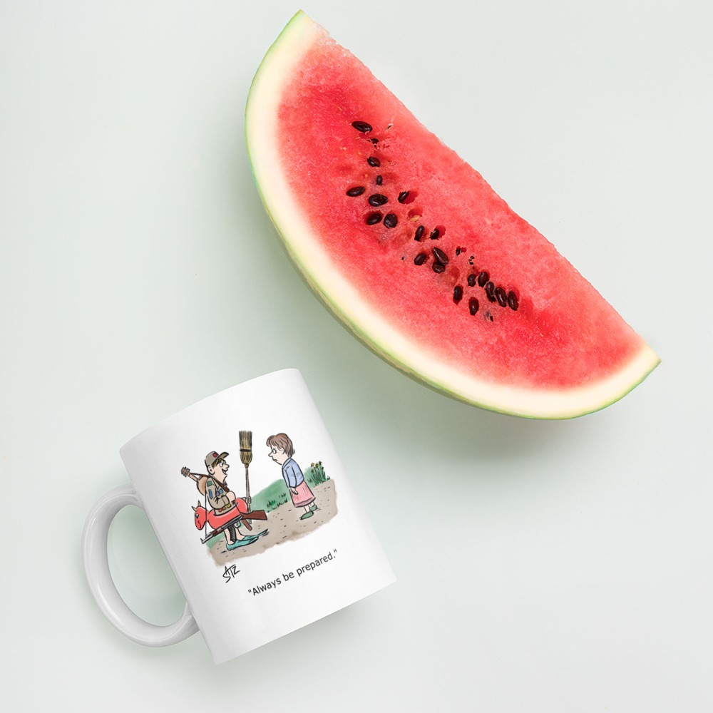 White Glossy Mug