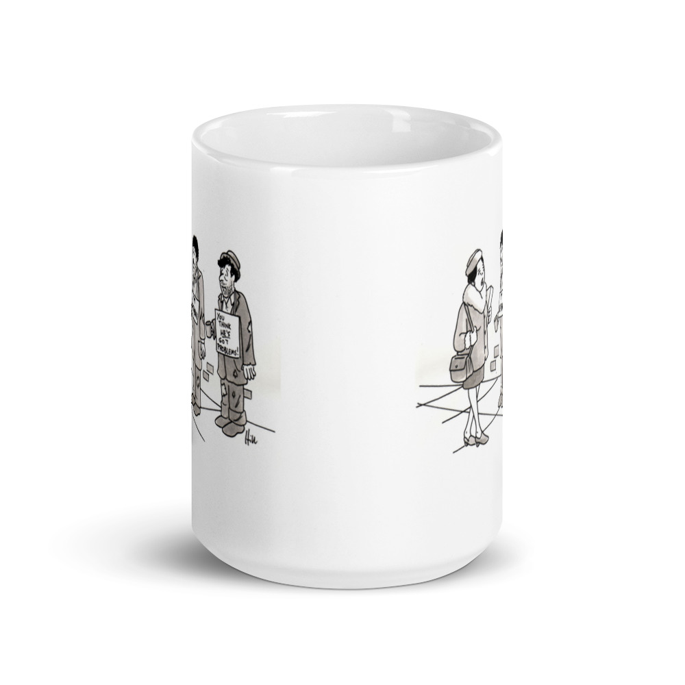 White Glossy Mug