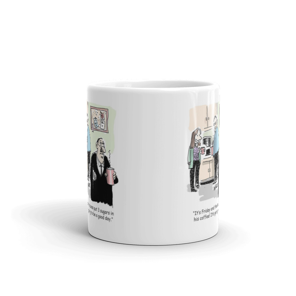 White Glossy Mug