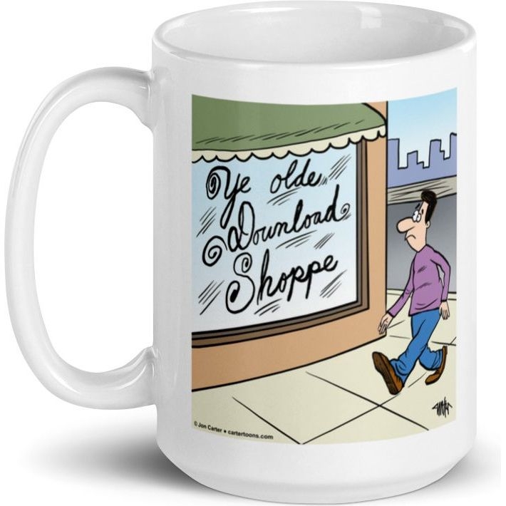 White Glossy Mug