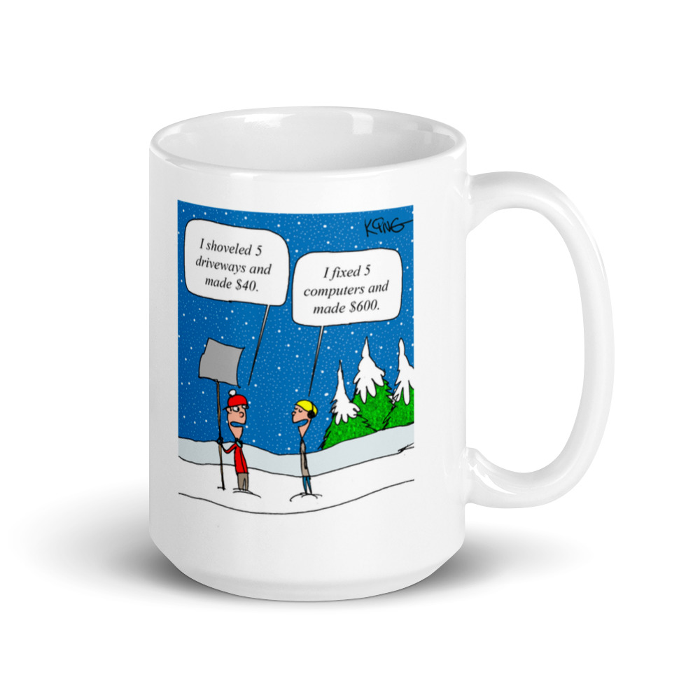 White Glossy Mug