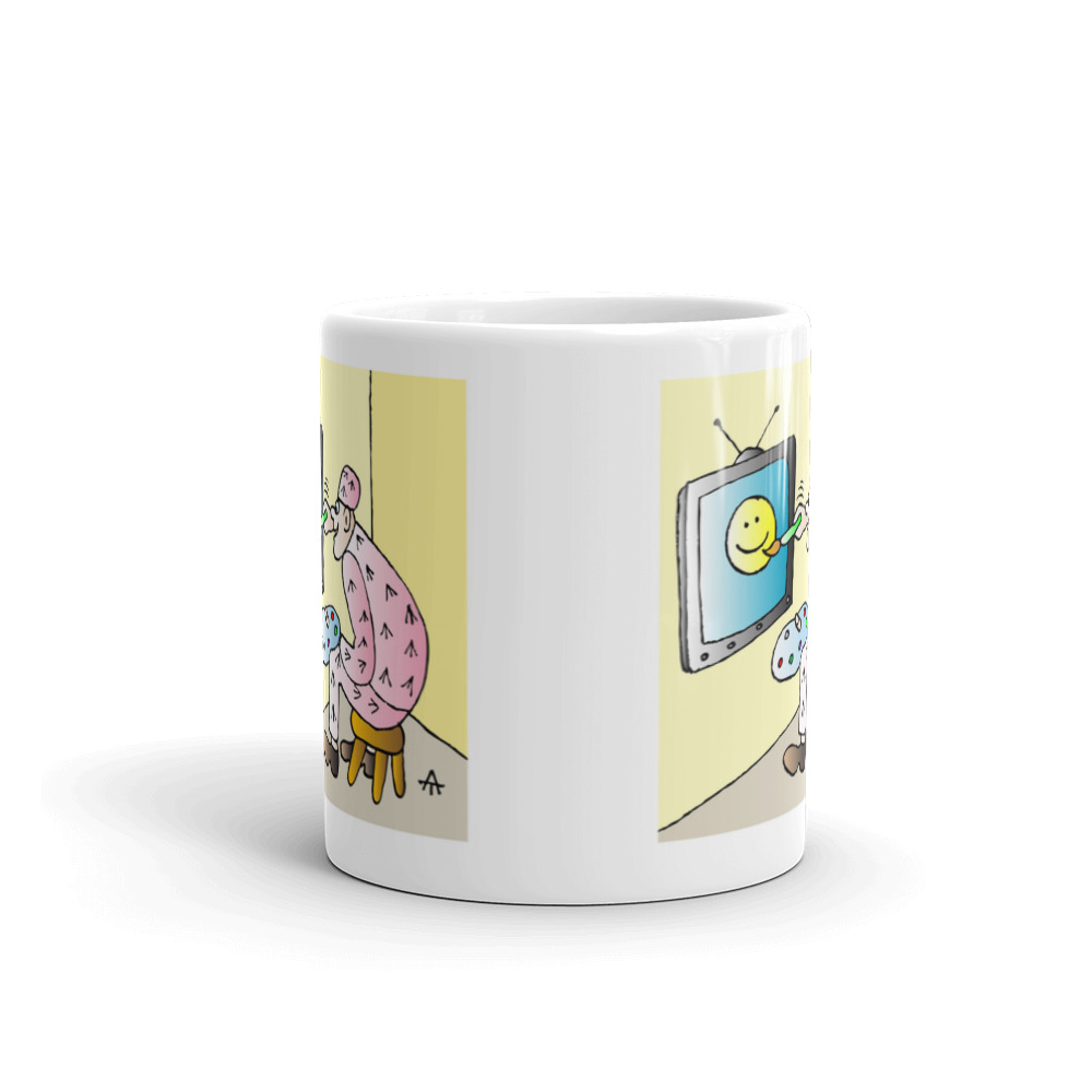 White Glossy Mug