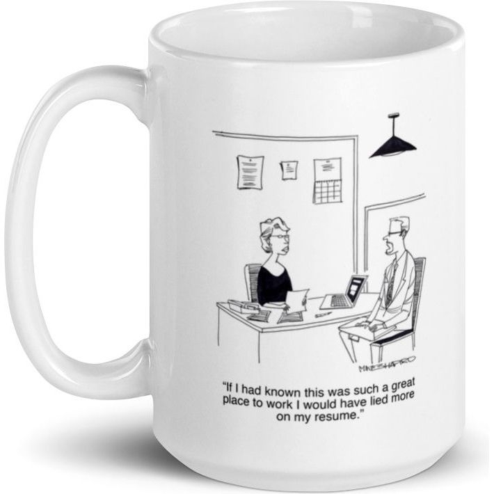 White Glossy Mug