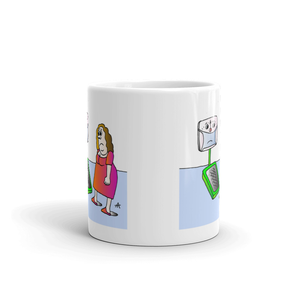 White Glossy Mug