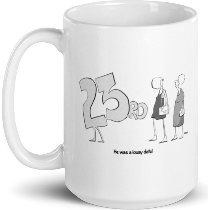 White Glossy Mug